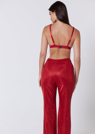 RED TALL SANTORINI TROUSERS