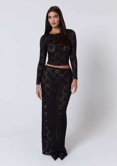 BLAKE SEQUIN LACE TOP