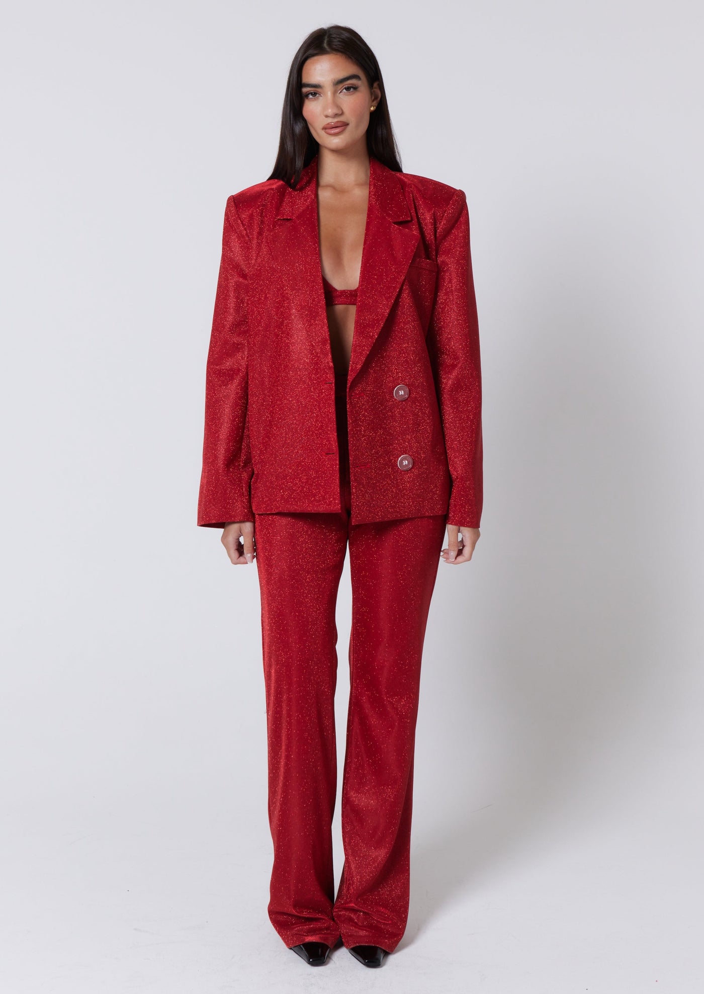 RED TALL SANTORINI TROUSERS